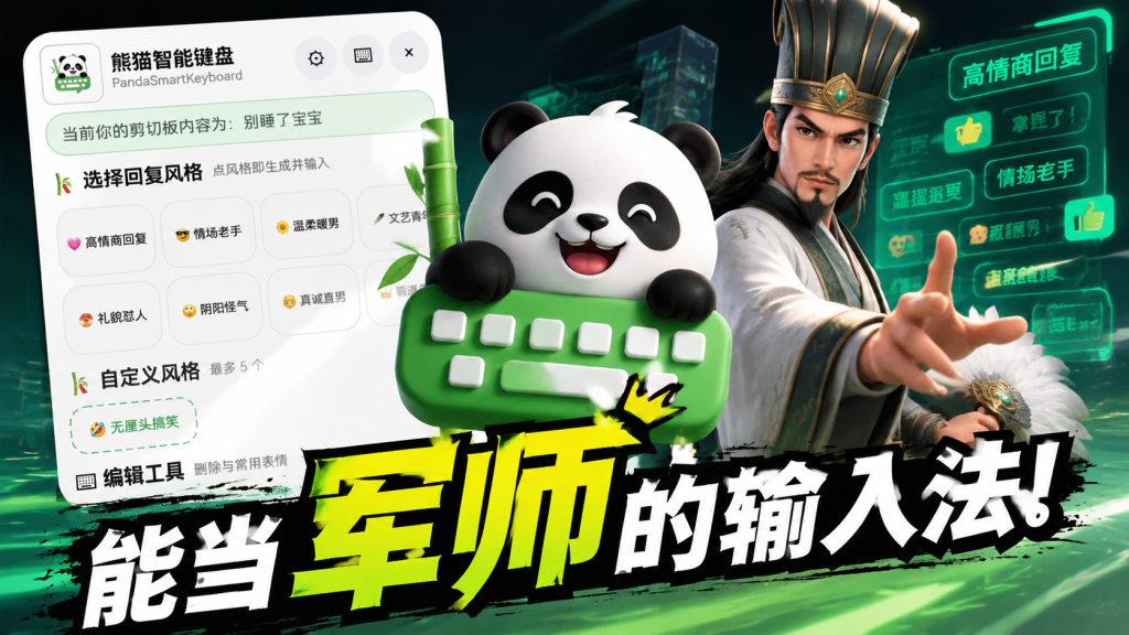 我做了一款能当军师的输入法！